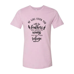 DT0120 He Will Cover You With His Wings Shirt - Femstylo