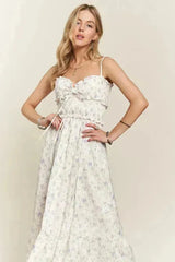 Floral Sweetheart Cami Dress – Smocked Bodice | Summer Style