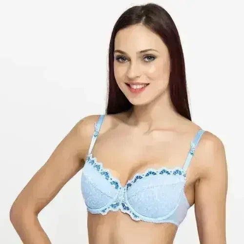 Lavinia Charm Lace Padded Balcony Bra - Femstylo