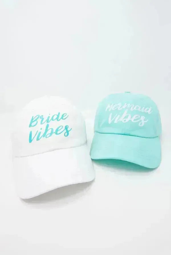 Mermaid Vibes | Bride Vibes - Bachelorette Party Dad Hats