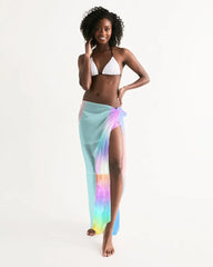 Pastel Horizon Swim Cover Up Sarong