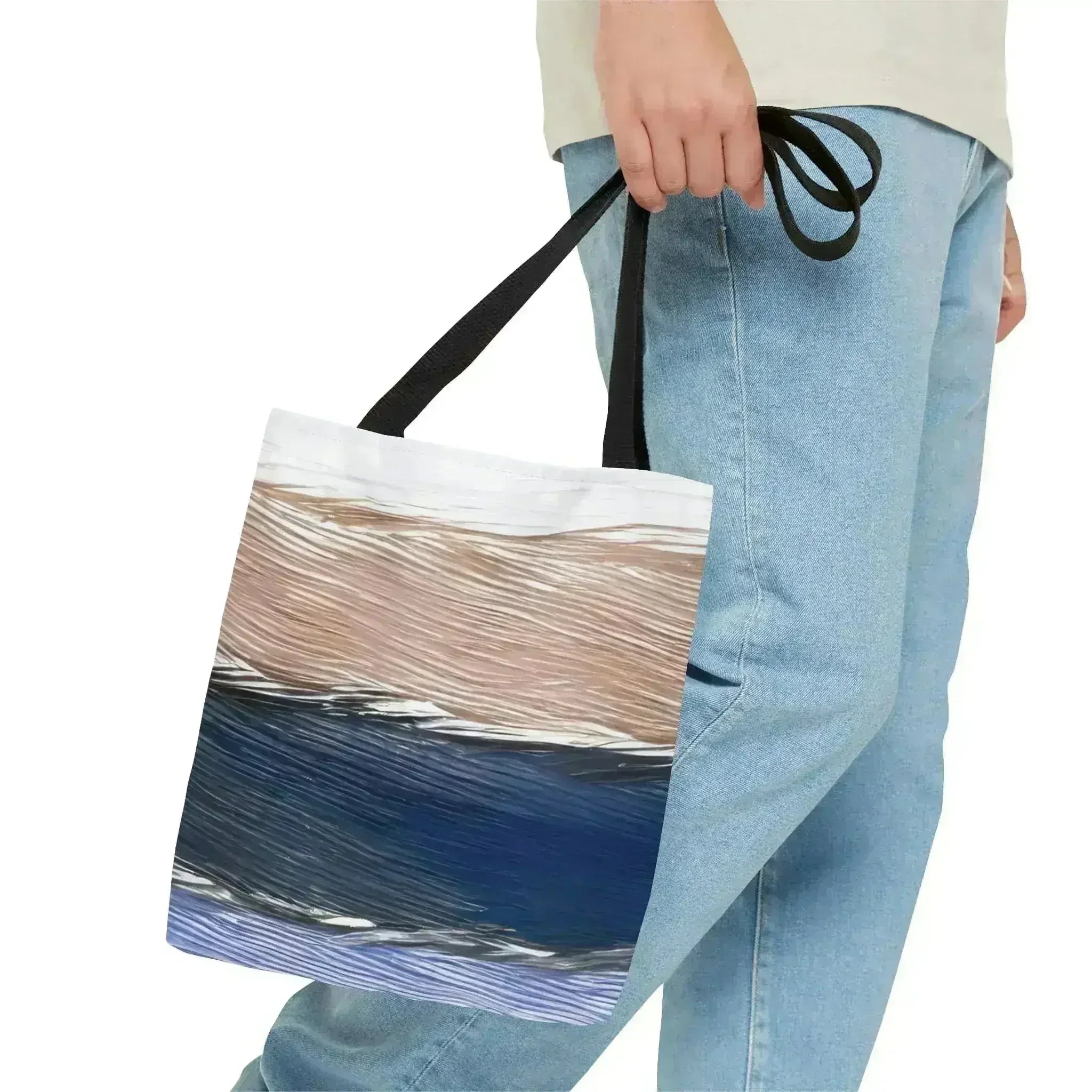 Large Tote Bag Rustic Hues Pattern - Femstylo