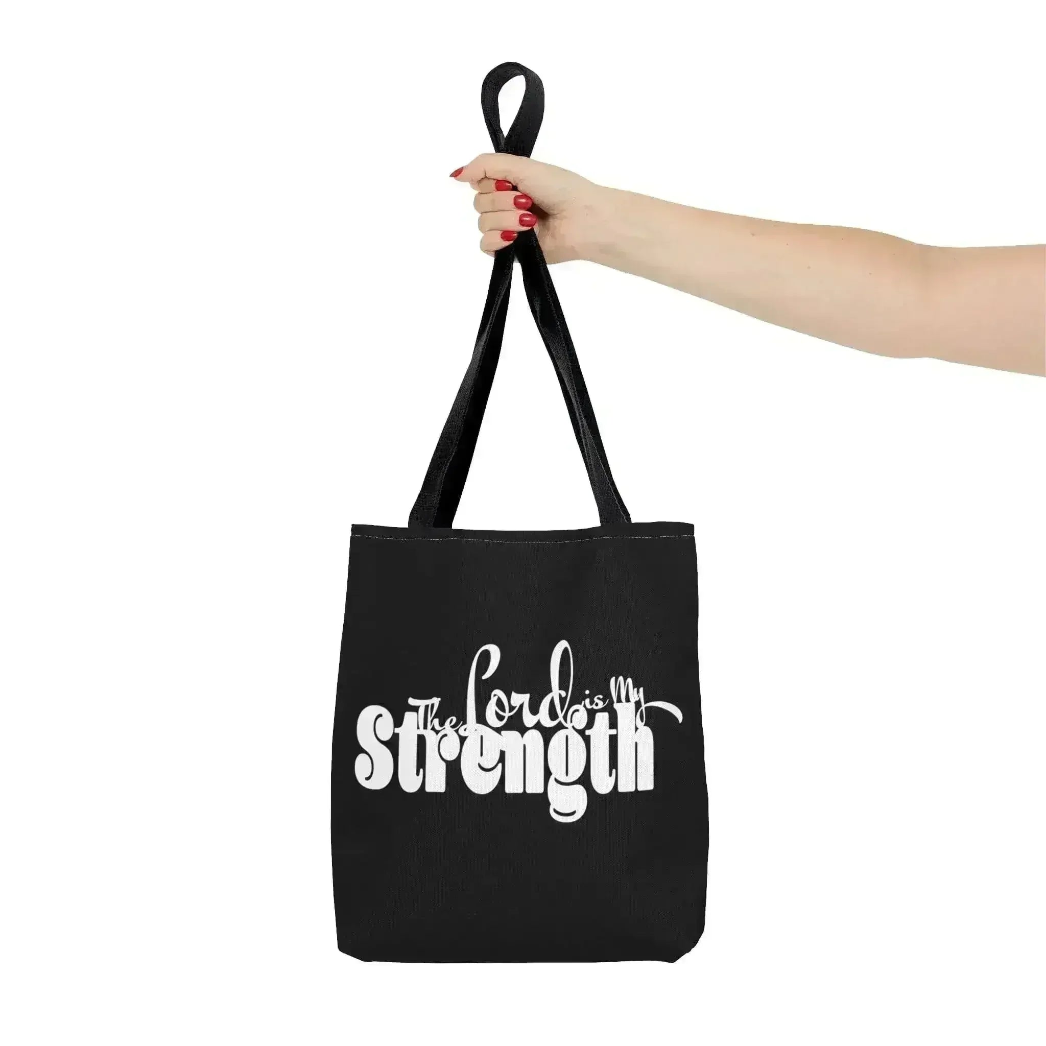 Large Tote Bag the Lord is my Strength Print - Femstylo
