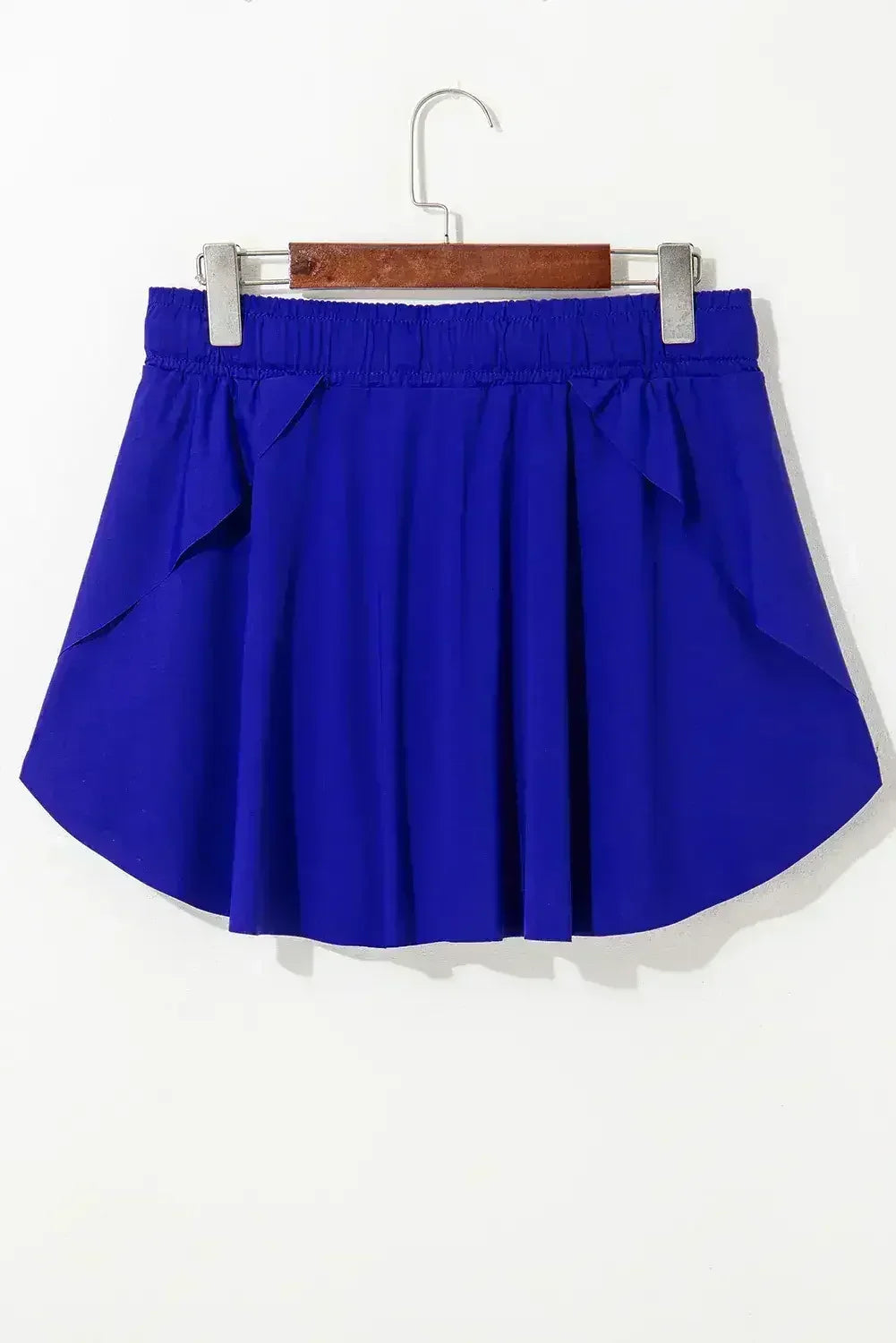 Light Green Drawstring High Waist Lined Tennis Skort - Femstylo