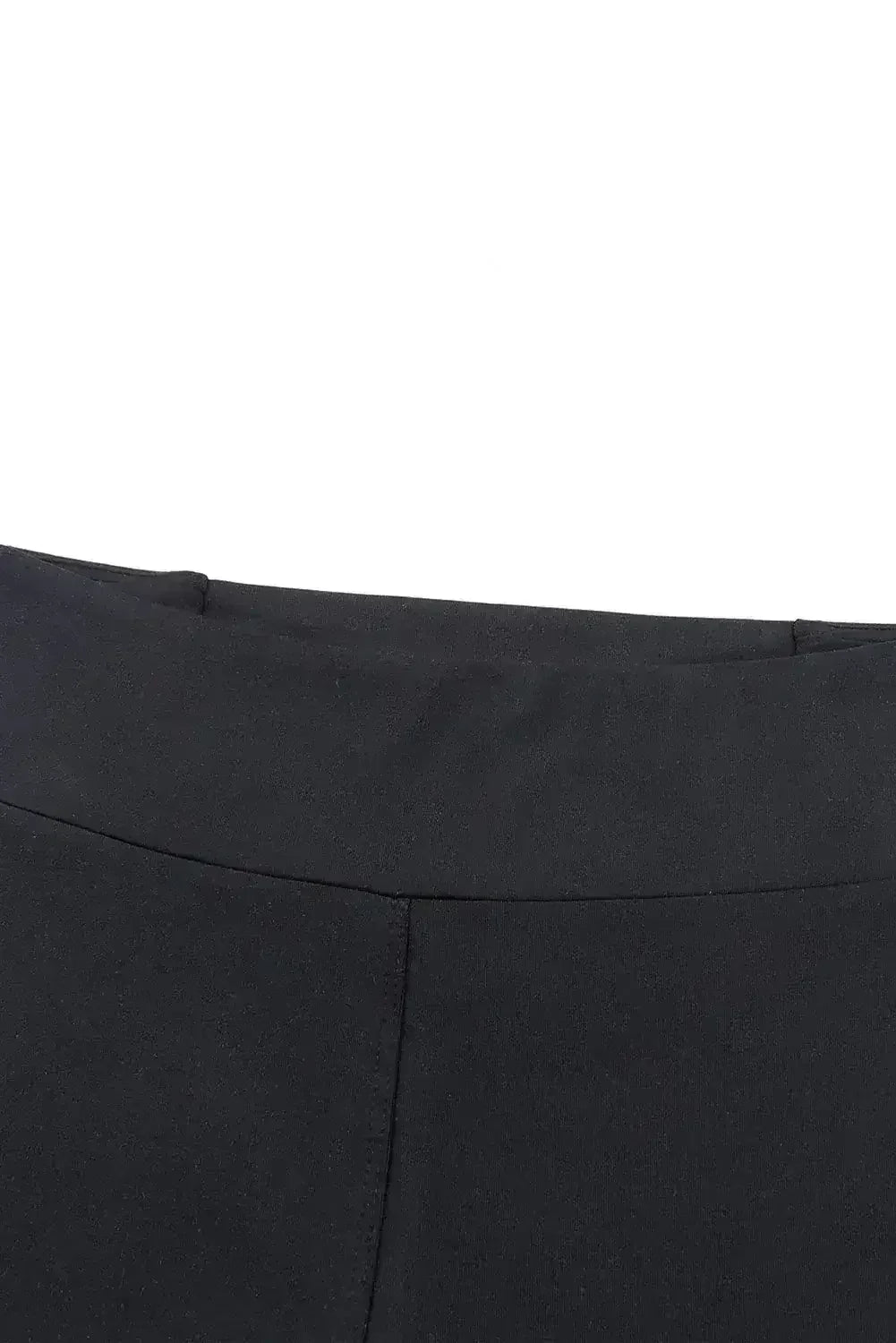 Black Criss Cross Tummy Control High Waisted Leggings - Femstylo
