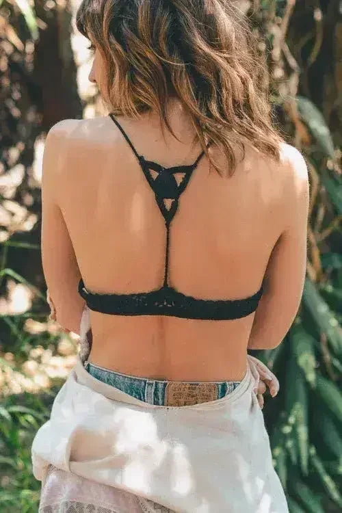 Crochet Triangle Bralette - Femstylo