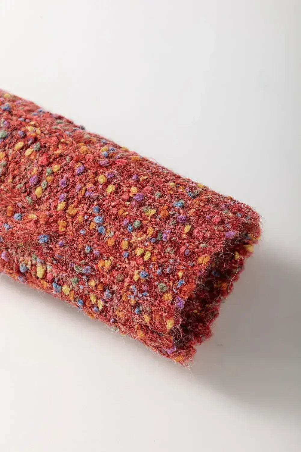 Multicolor Colorblock Confetti Knit Sweater - Femstylo