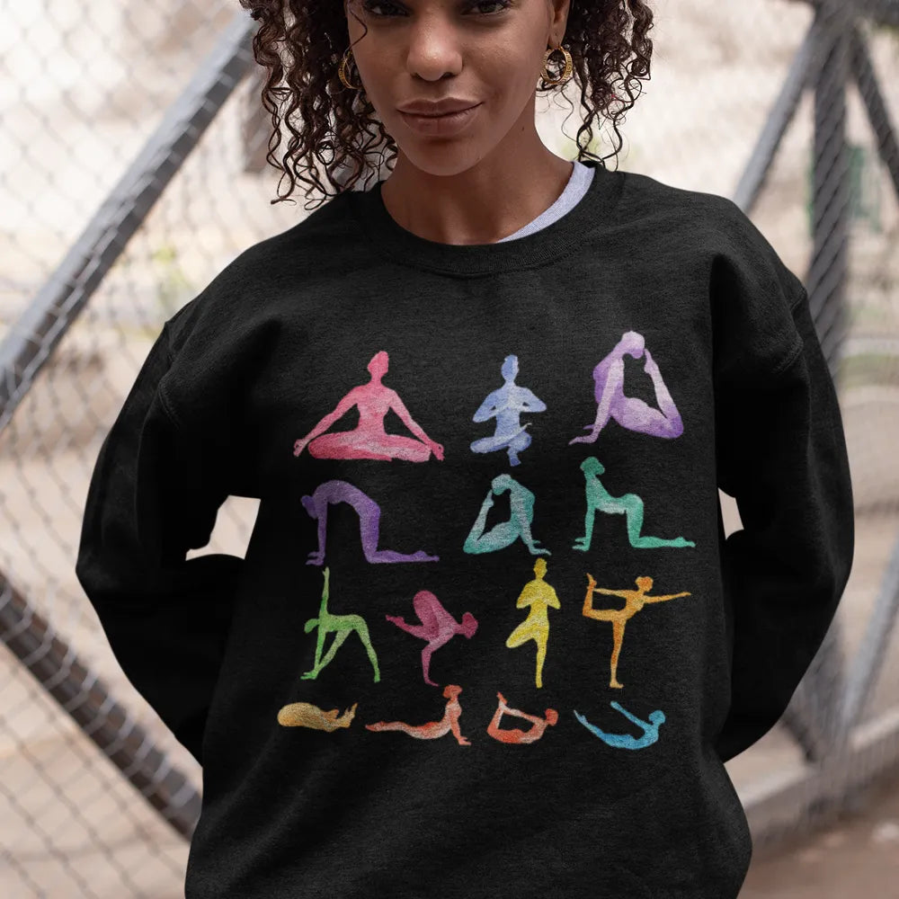 Loose Fit Crewneck Sweatshirt - Yoga & Lounge Essential | Femstylo