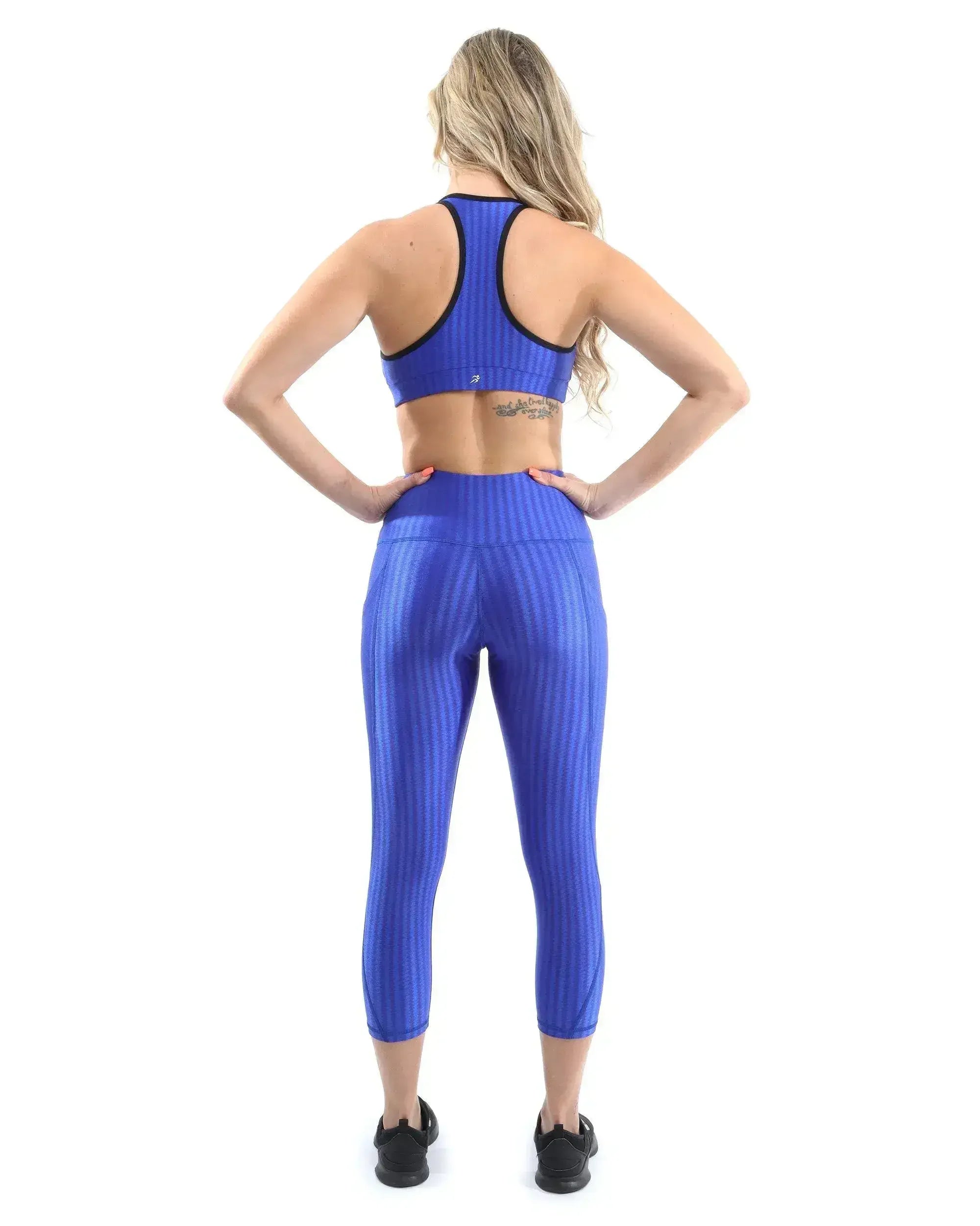 SALE! 50% OFF! Firenze Activewear Leggings - Blue [MADE IN ITALY] - Femstylo