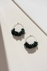 Alice Dark Green Hoops - Femstylo