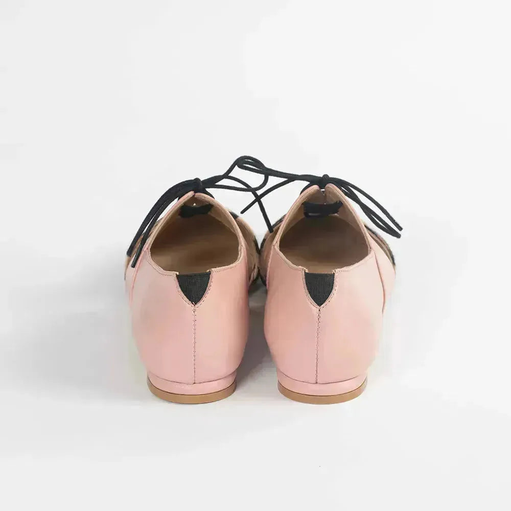 Calf Hair Leather Flat Shoes- Native by Lordess