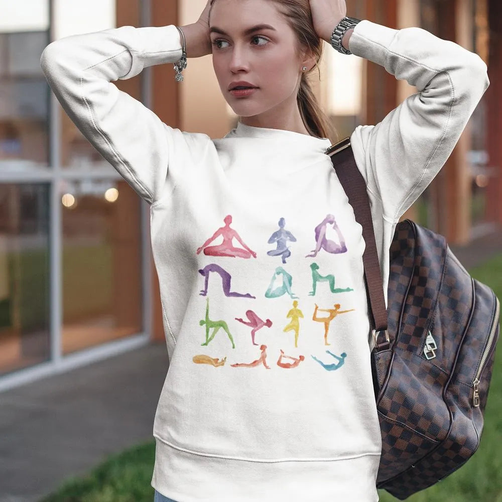 Loose Fit Crewneck Sweatshirt - Yoga & Lounge Essential | Femstylo