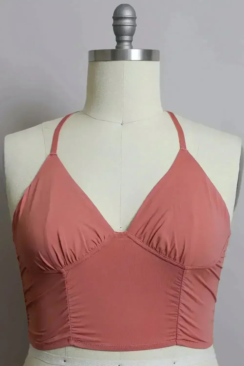 Plus Size Ruched Bralette - Femstylo