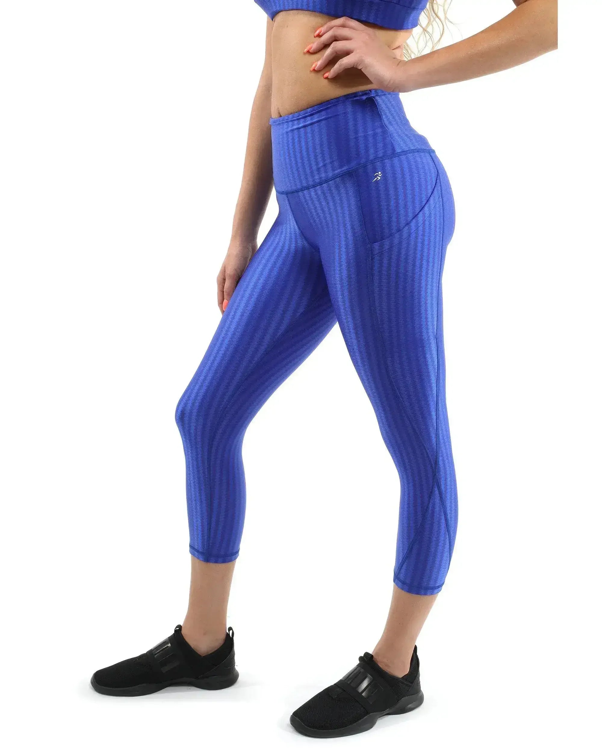 SALE! 50% OFF! Firenze Activewear Leggings - Blue [MADE IN ITALY] - Femstylo