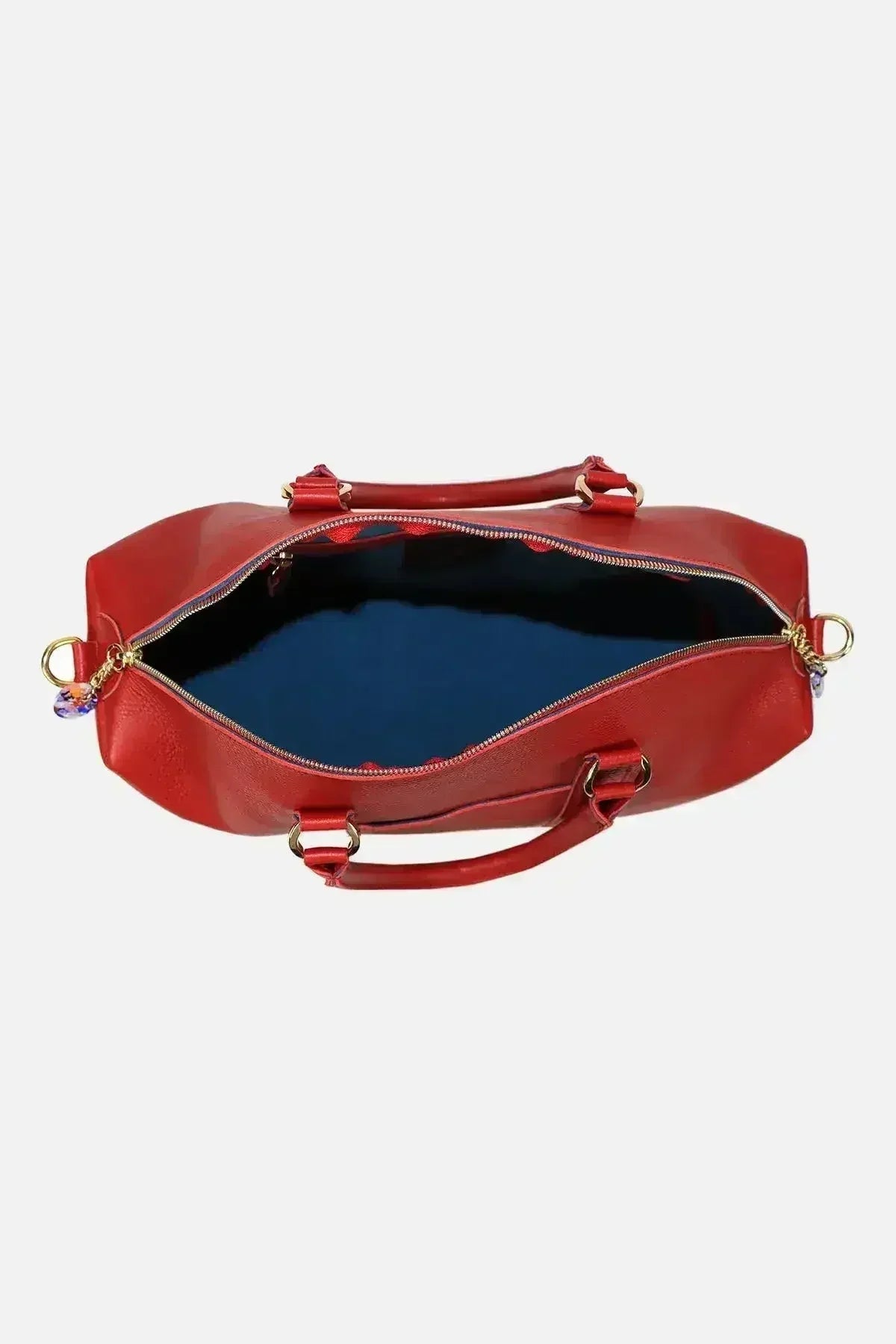 Leather Frescoed Chapel Bag - Femstylo