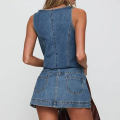 Denim Days Lace-Up Set – Haute Edition 25