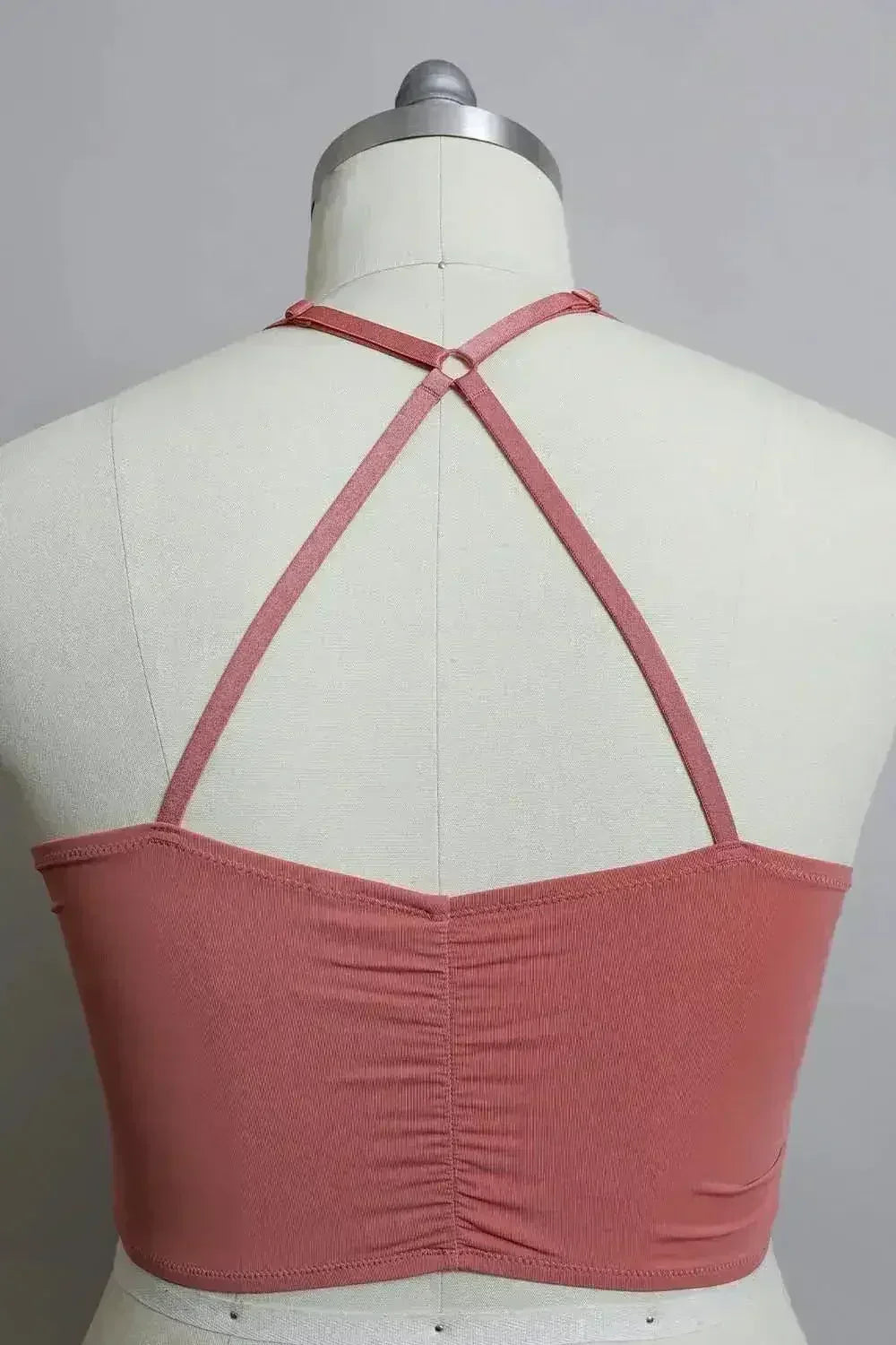 Plus Size Ruched Bralette - Femstylo