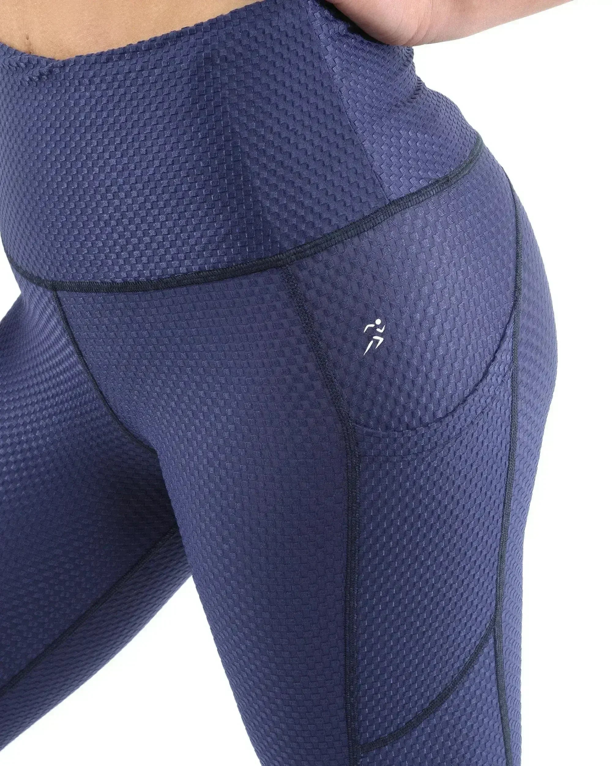 SALE! 50% OFF! Venice Activewear Leggings - Navy [MADE IN ITALY] - Femstylo