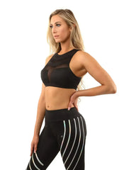 Laguna Set - Leggings & Sports Bra - Black - Femstylo