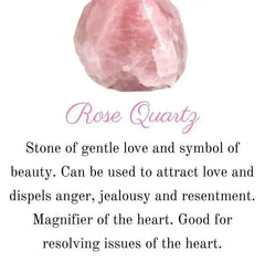 Rose Quartz & Crystal Quartz Stretch Bracelet! Genuine Gemstones! - Femstylo