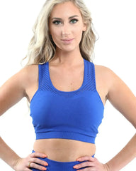 SALE! 50% OFF! Milano Leggings & Sports Bra - Blue [MADE IN ITALY] - Femstylo
