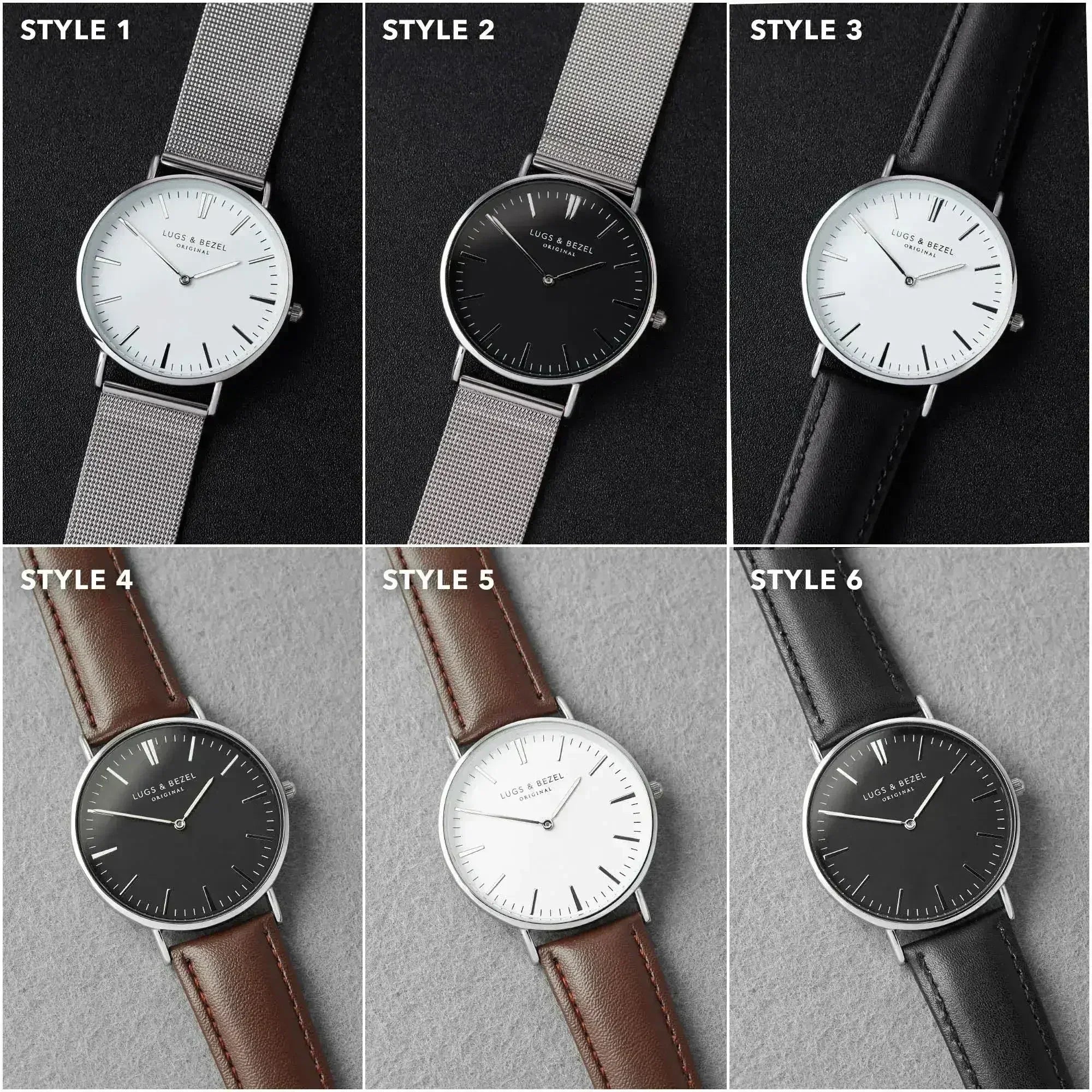 Personalized Mens Watch, Engraved Watch Gift for Boyfriend Husband - Femstylo