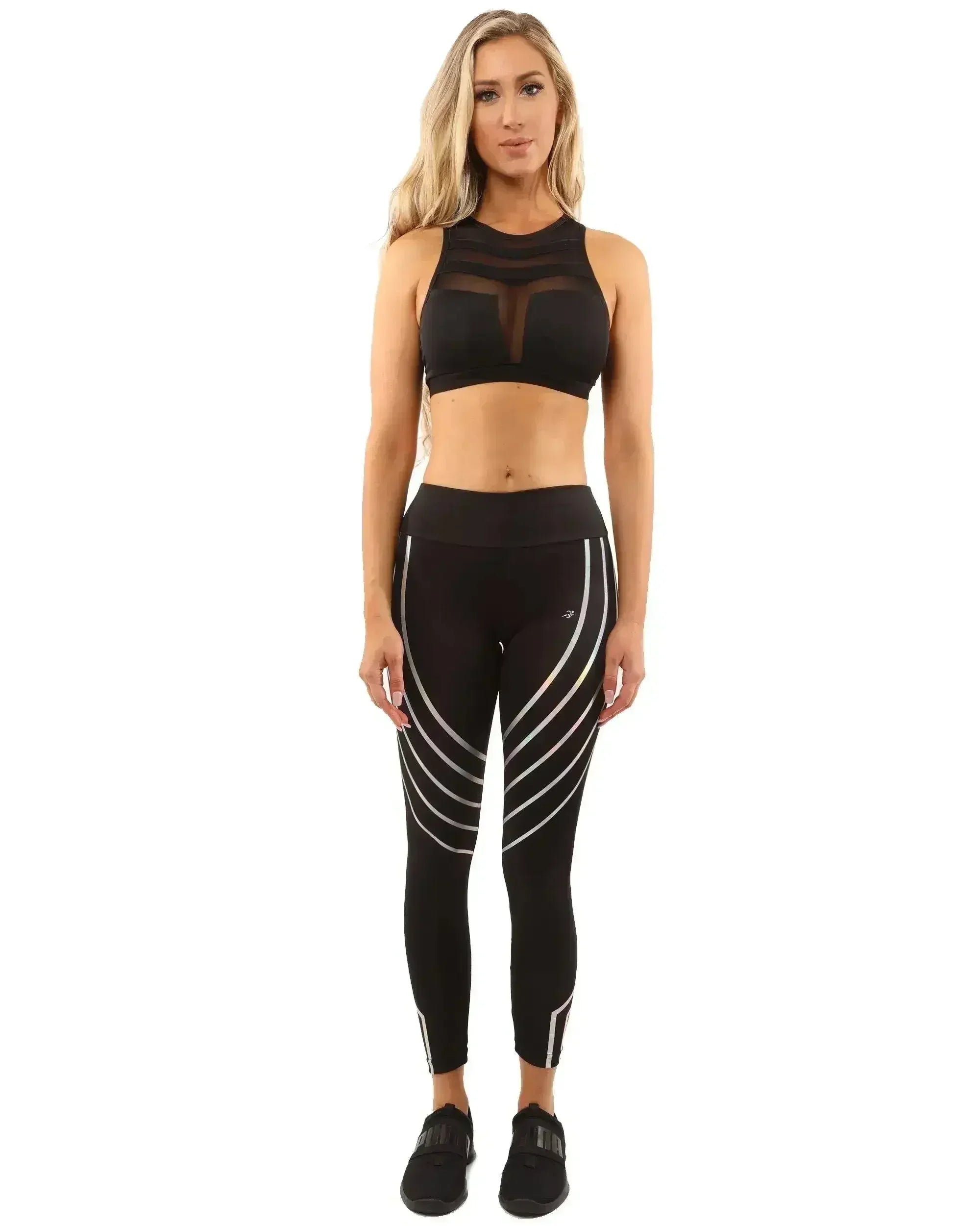 Laguna Set - Leggings & Sports Bra - Black - Femstylo
