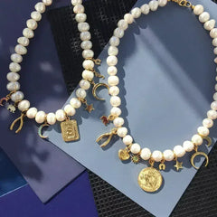 Lucky Charm Pearl Necklace - Femstylo