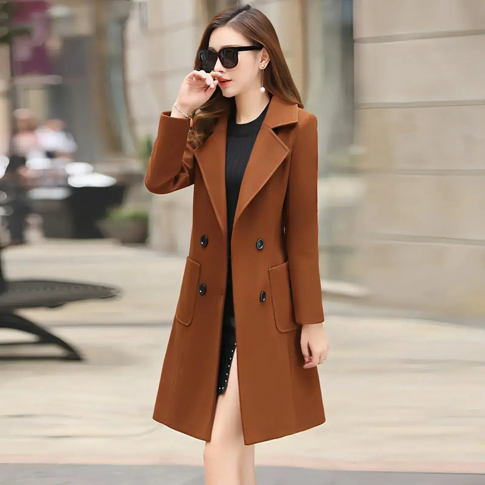 Vintessa™ – Eleganter Tweed-Windbreaker für Damen