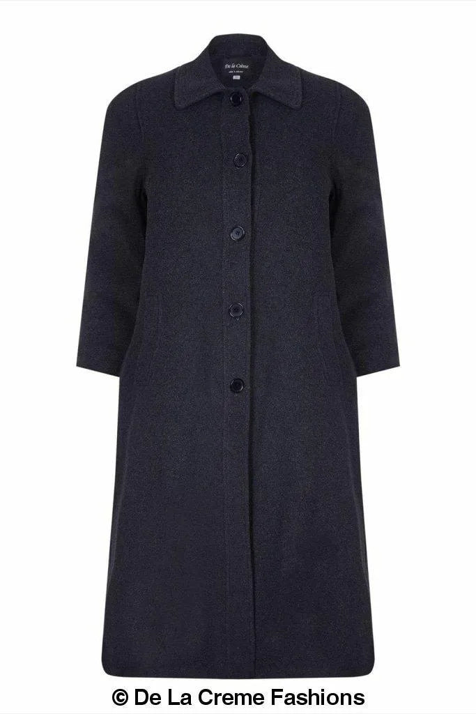 Plus Size Wool Cashmere Coat - Curve Inclusive | Femstylo