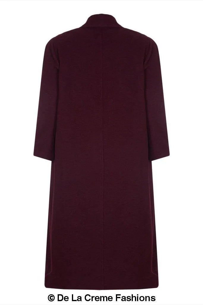 Plus Size Wool Cashmere Coat - Curve Inclusive | Femstylo