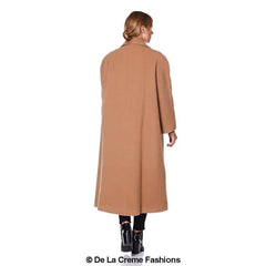 Plus Size Wool Cashmere Coat - Curve Inclusive | Femstylo