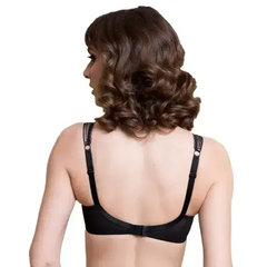 Lavinia Sofia Lace Overlay Push Up Plunge Bra - Femstylo