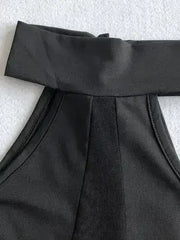 Cutout Grecian Neck Dress - Femstylo