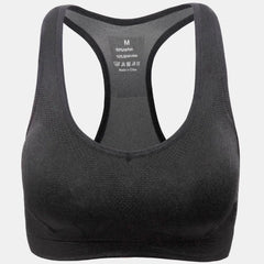 Women’s Stylish Racerback Athletic Sports Bra | Padded Seamless High I