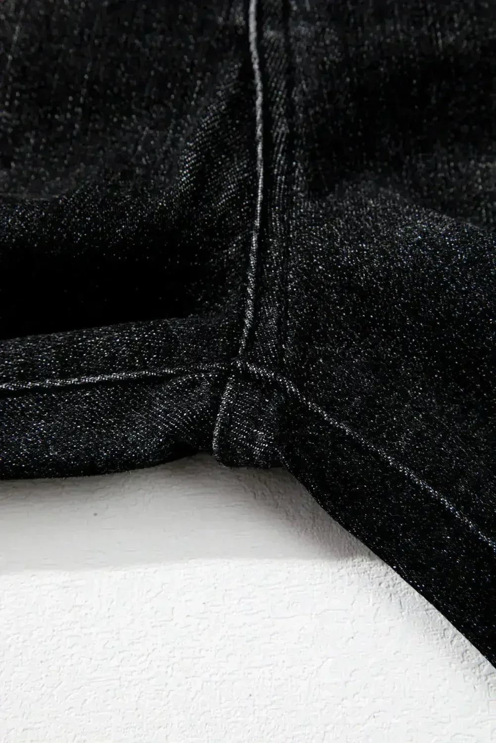Sail Blue Mineral Wash Raw Hem High Waist Flared Jeans - Femstylo