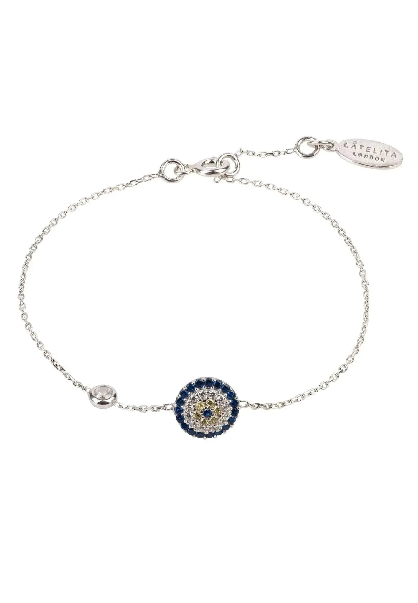Evil Eye Bracelet Silver - Femstylo