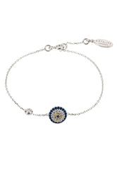 Evil Eye Bracelet Silver - Femstylo