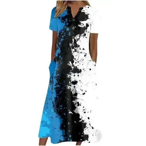 Women’s Summer Midi Dress – Casual, Light & Pocket-Ready - Femstylo