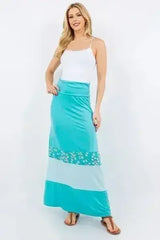 Celeste Full Size Color Block Tube Maxi Dress Plus Size - Femstylo