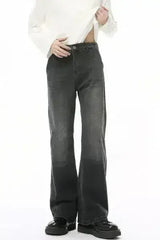 Mid Rise Jeans with Pockets - Femstylo