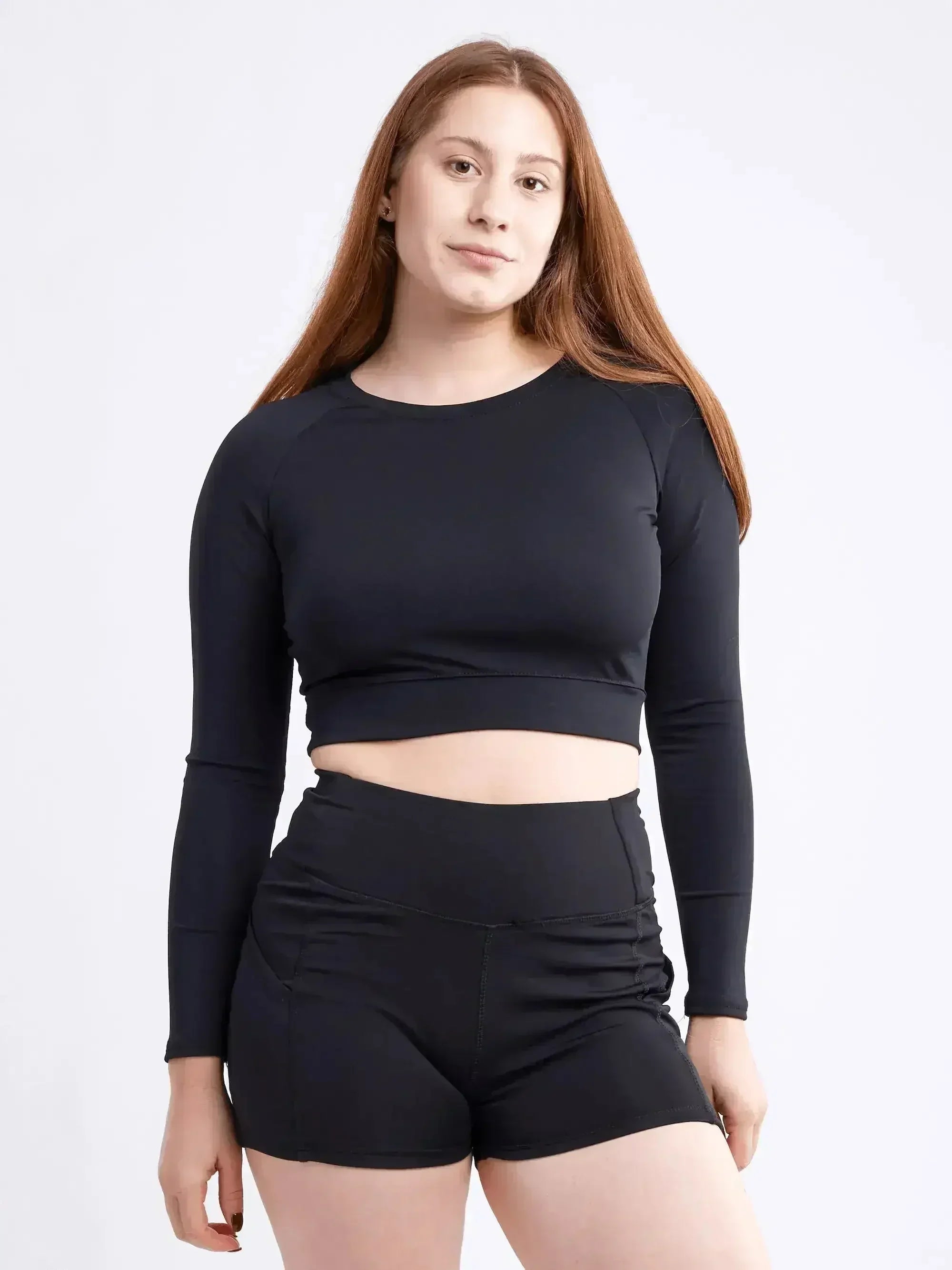 Long-Sleeve Crop Top - Femstylo