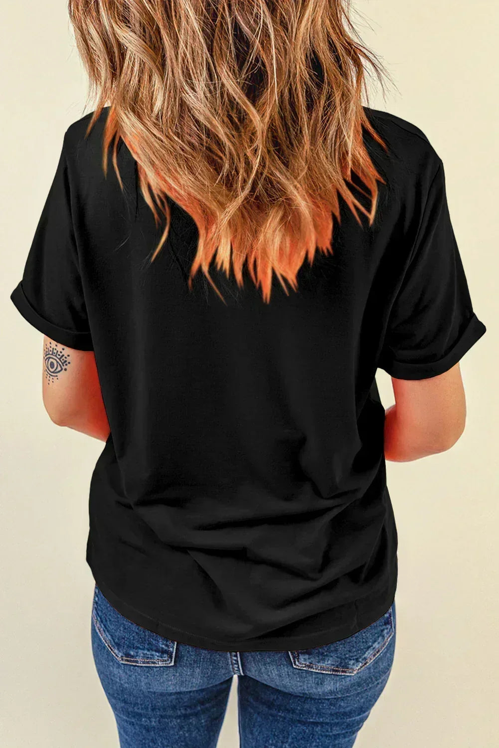 White Game Day Rugby Cheer Helmet Bow Graphic Tee