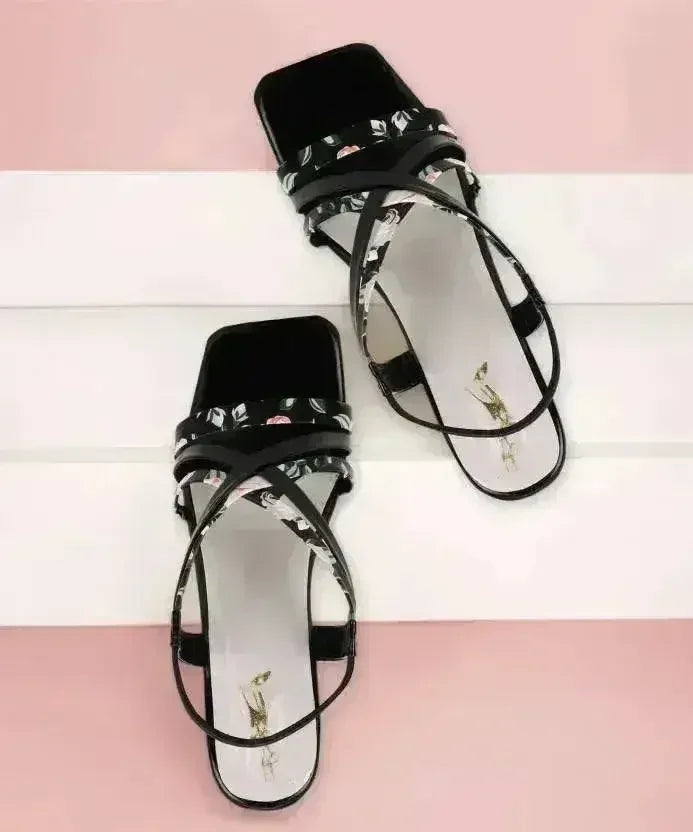 Women Black Heels Sandal - Femstylo