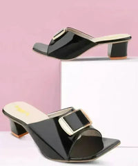 Women Black Heels Sandal - Femstylo