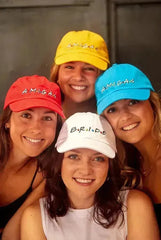 FRIENDS Bachelorette Hats - Bride & Amigas Party Caps | Femstylo