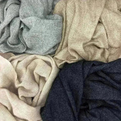 Gray Handloom Cashmere Scarf - Femstylo