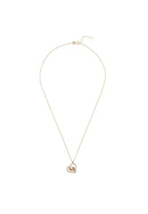 Heart Mum Pendant Necklace Rosegold - Femstylo