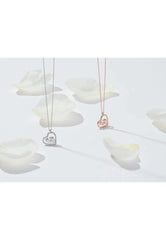 Heart Mum Pendant Necklace Rosegold - Femstylo