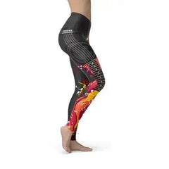 Guitar and Music Note Leggings - Femstylo
